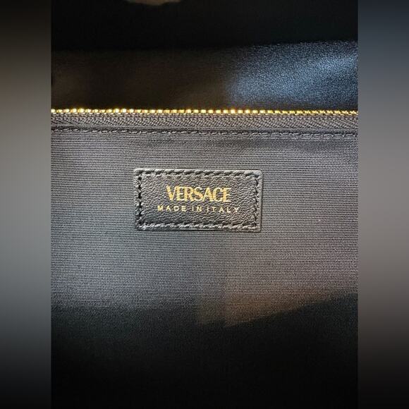 Versace Medusa Black and White Checkered Women's Bag NWT - Picture 8 of 8